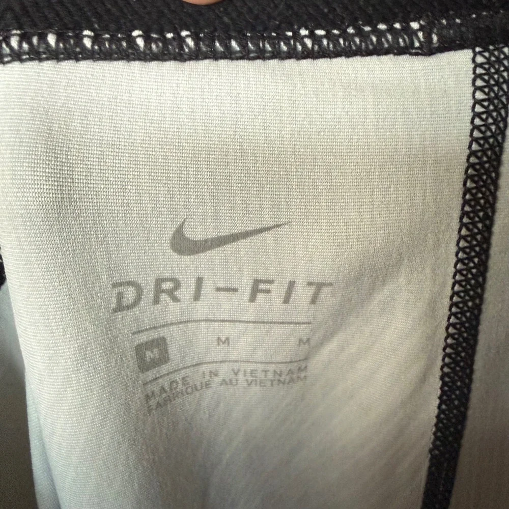 Nike Dri-FIT Women's Printed Compression Leggings Medium Black Gray Training